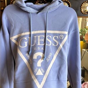 Guess Light Blue Sweatshirt